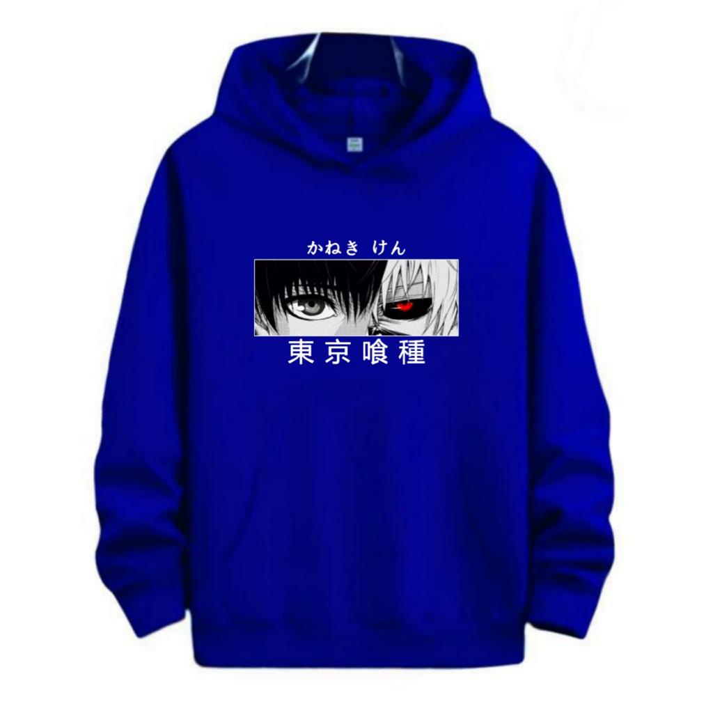 SWEATER HOODIE MODEL KEN ANIME TOKYO GHOUL / HOODIE MURAH TERLARIS / HOODIE PRIA DAN WANITA / UNISEX