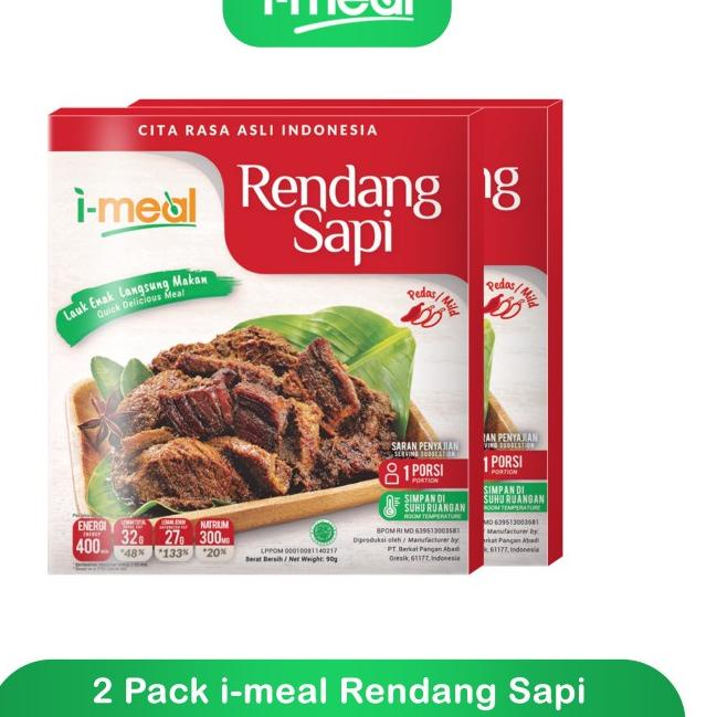 

➽ I-Meal Rendang Sapi 2pcs ✤