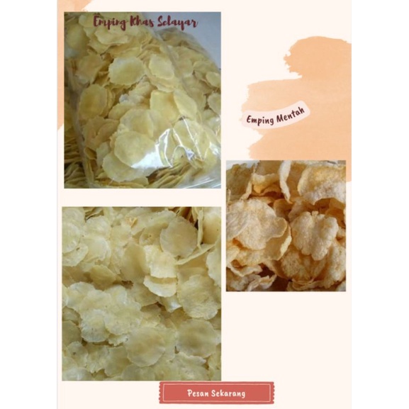 

Emping Melinjo Asli Grade A 250 gram Khas Selayar
