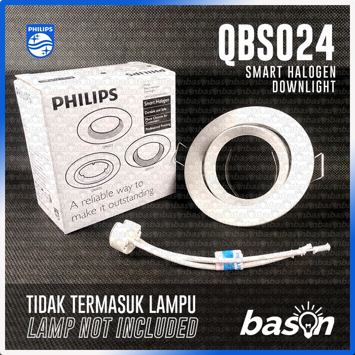 PHILIPS Smart Halogen Downlight QBS024 White GU5.3 MR16 Housing