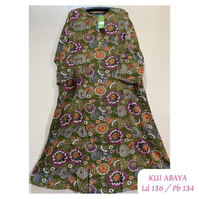 LONGDRES JUMBO ABAYA KENCANA UNGU