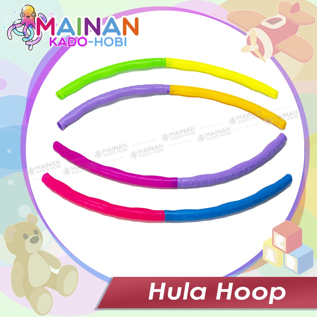 MAINAN EDUKASI ANAK OLARAGAH HULA HOOP RAINBOW WARNA WARNI