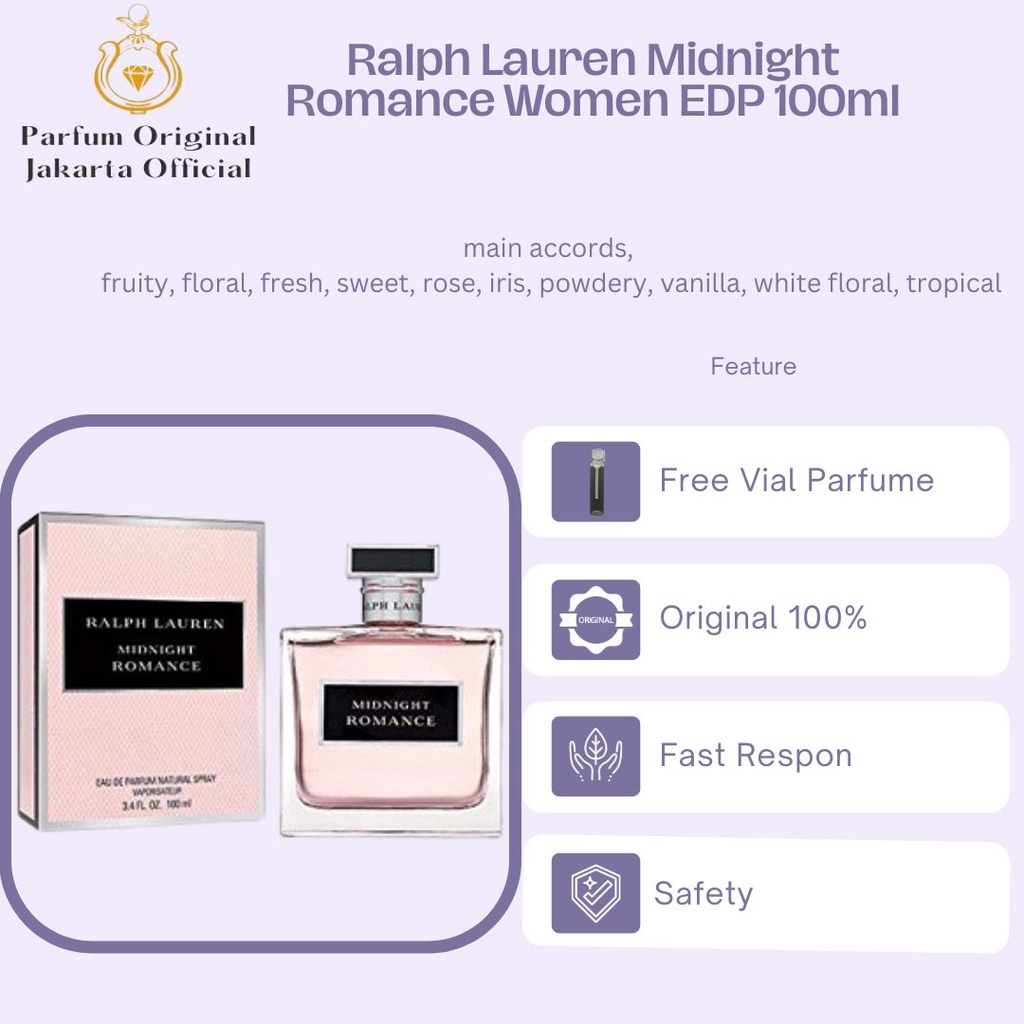 Parfum Parfume Perfume Asli Perawatan Kecantikan Original Import Branded Wanita Perempuan Cewek Ralp