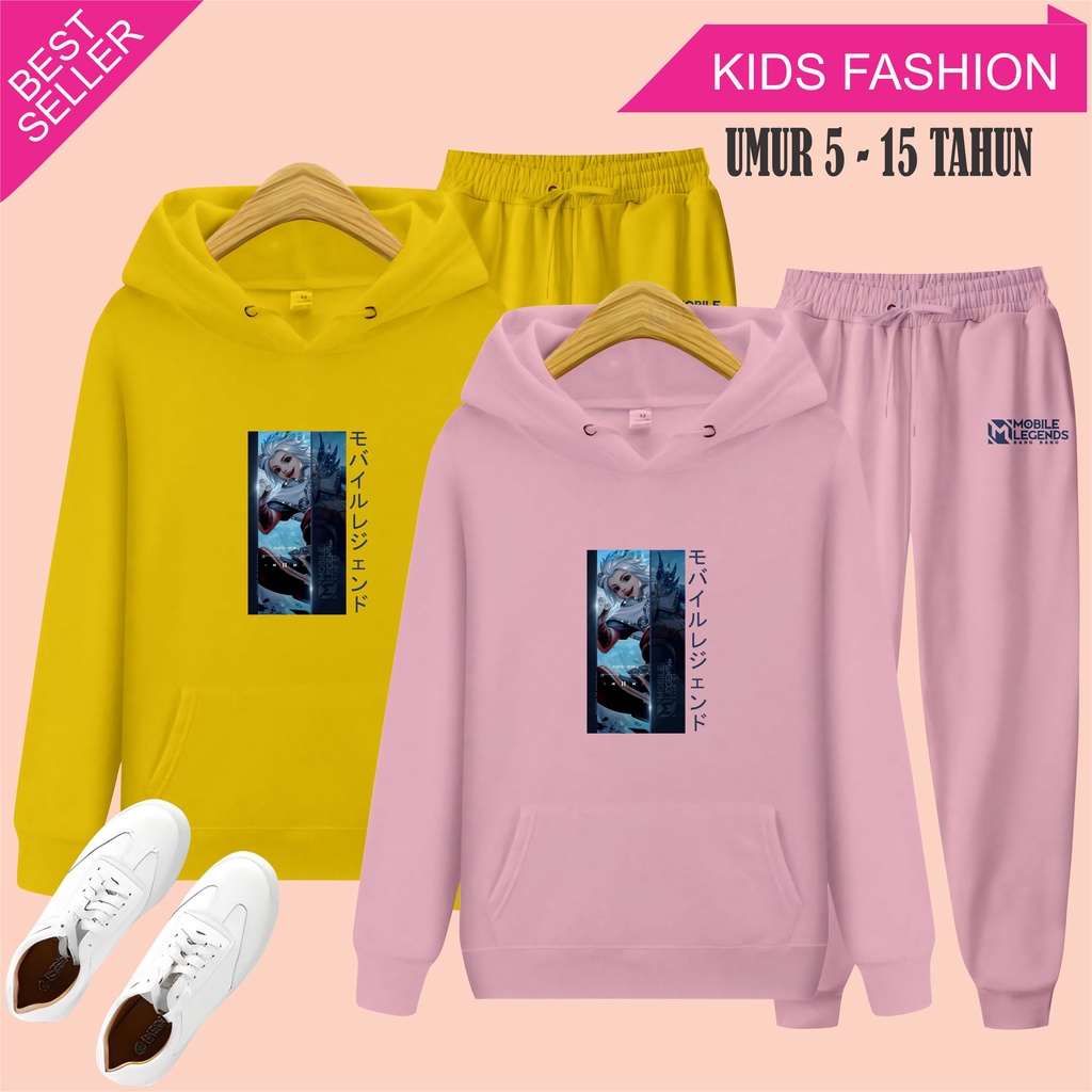 MCL - Setelan Hoodie Anak Harith Mlbb