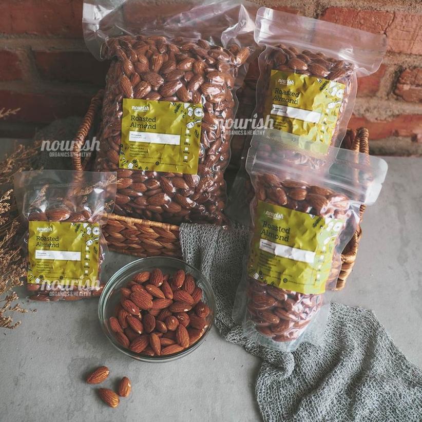 

♧ Almond Panggang Original (Roasted Almond Plain) 1kg ➥