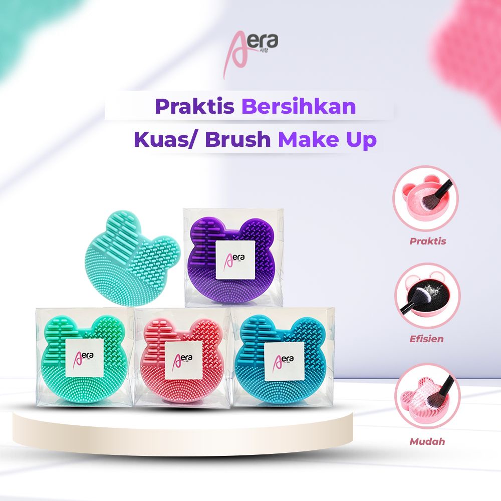 AERA Pembersih Make Up Brush Pembersih Kuas Makeup Premium