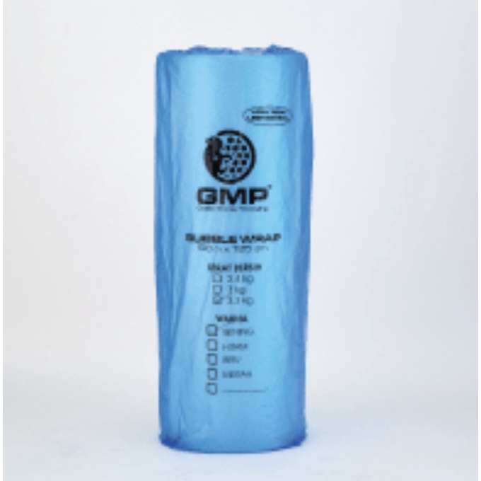 

GMP 3kg Bubble wrap bubblewrap plastik 500 x 125 warna bening & hitam