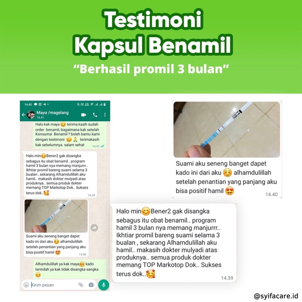 Kapsul Benamil Promil Penyubur Wanita Nutrisi Ibu Hamil Herbal Aman BPOM