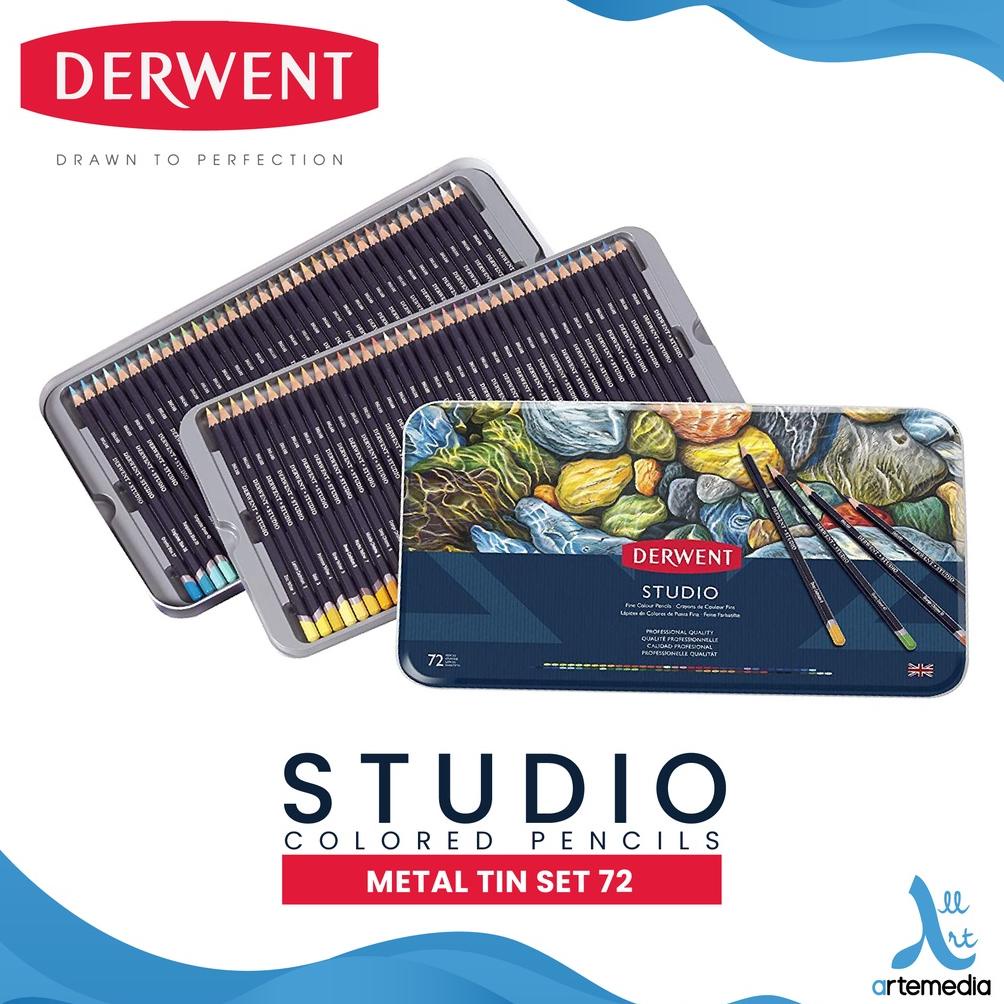 

Pensil Warna Derwent Studio 72 Pencil Color Metal Tin Set