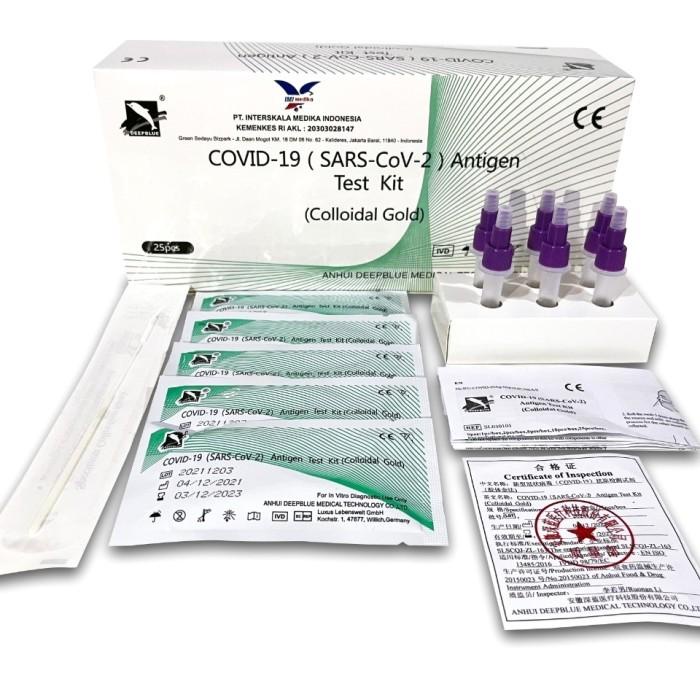 Terlaris Anhui Deepblue Antigen Isi 25 Akl Buffer Nyatu