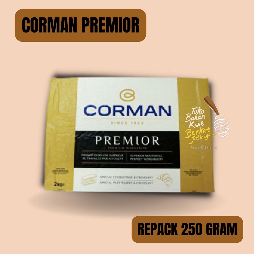 

CORMAN PREMIOR PREMIUM MARGARINE / CORMAN PREMIOR POTONGAN 250 GRAM