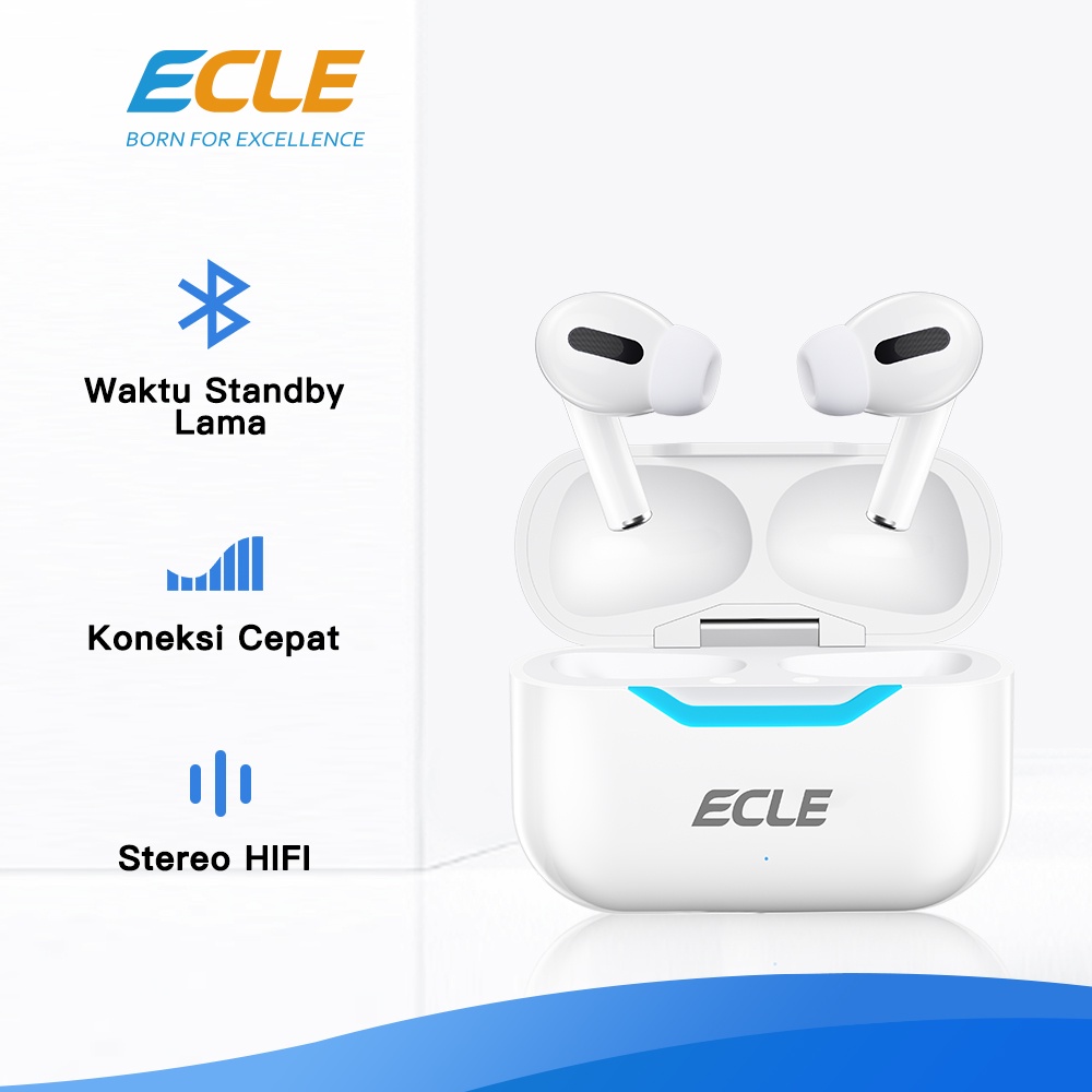 Jual ECLE TWS Wireless Earphone Bluetooth Earbuds Gaming Headset