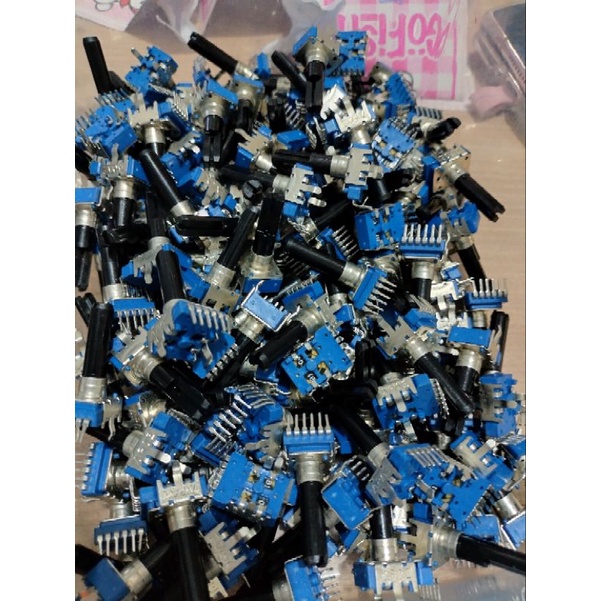 potensio mixer 6pin , potensio mixer tekuk 6pin 10k 50k 100k