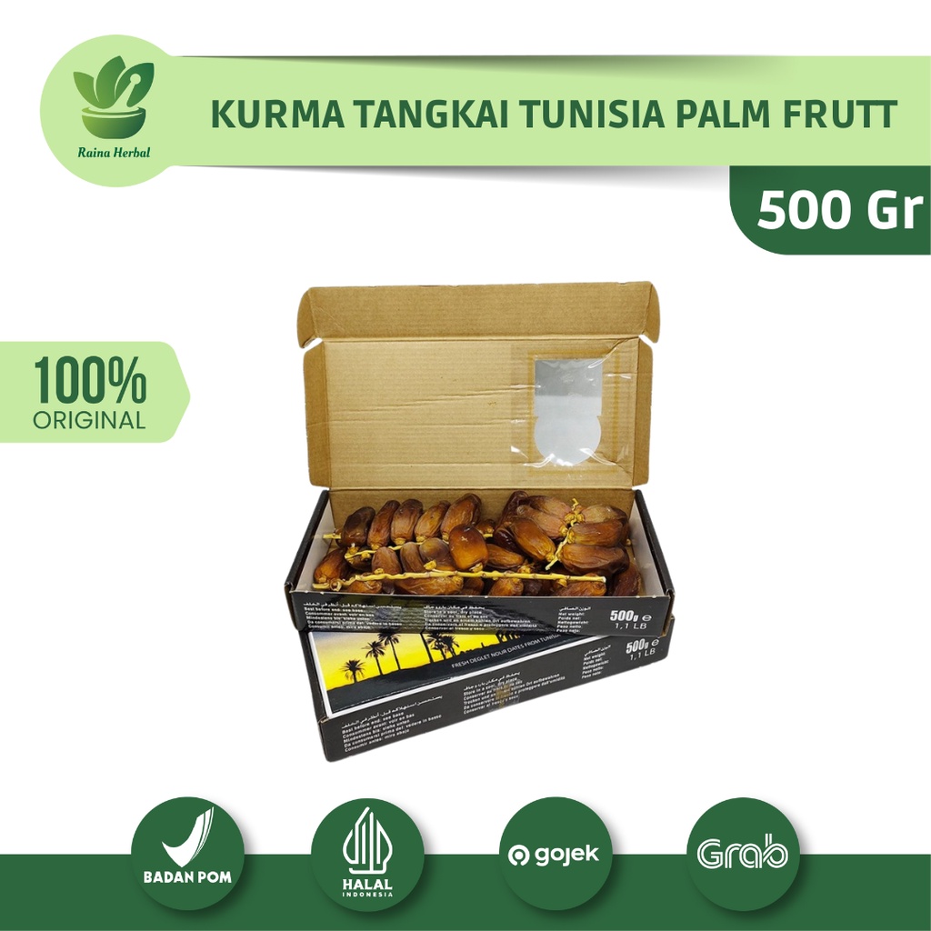 

Kurma Tangkai Tunisia Palm Frutt - Palm Fruit 500gr