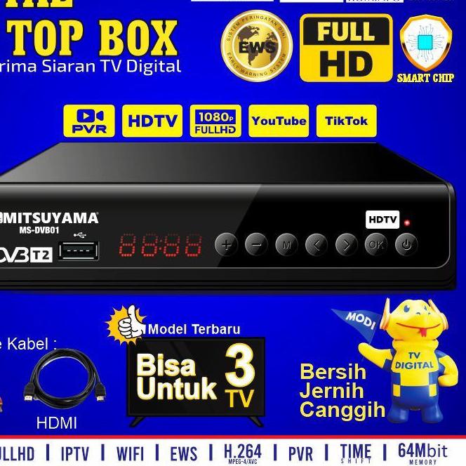 ✫ Set top box ruby dan mitsuyama stb tv digital chipset sunplus dan HD BEKO ♘