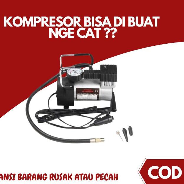 ➤ KOMPRESOR MINI LISTRIK UNTUK CAT MOTOR DAN MOBIL TERLARIS ➤