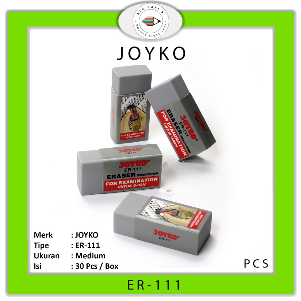 

JOYKO - Penghapus Ujian Stip Sedang ER-111 - PCS