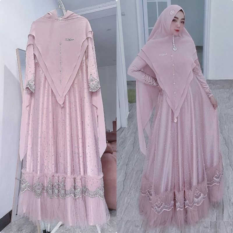 gamis set anggita syari set premium faesta syari