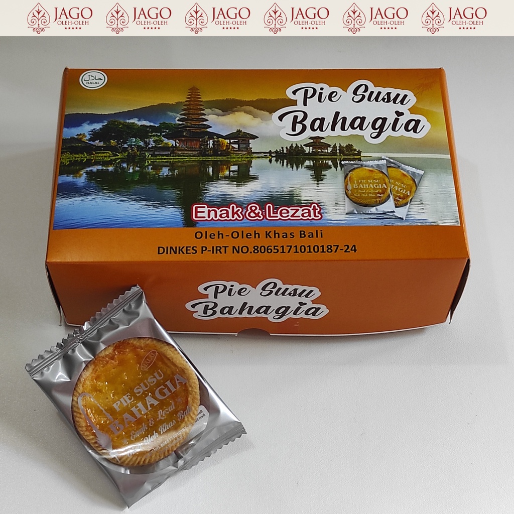 Pie Susu Bahagia Original Susu isi 25pcs - Pie Asli Bali