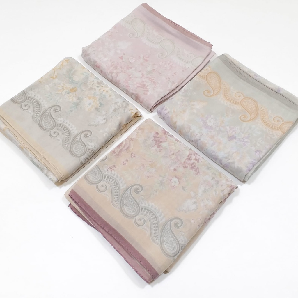 Jilbab Turki Premium_Hijab Segiempat Voile Karaca 140 × 140_Bahan Lembut