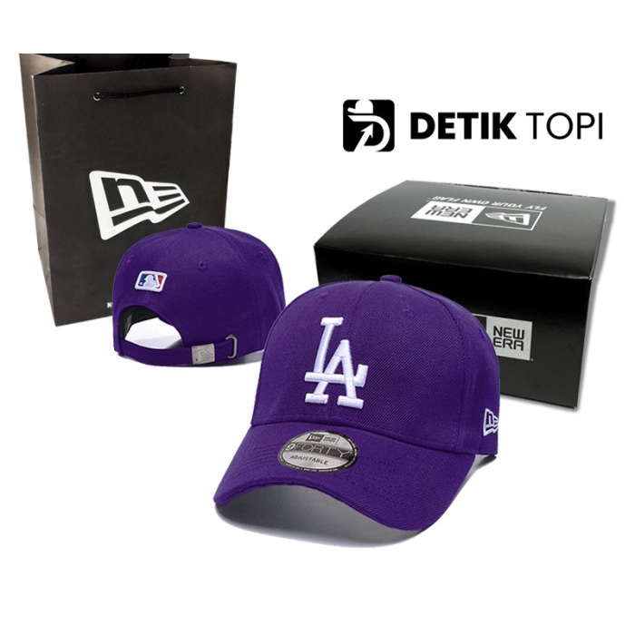 hat / topi la new era 9forty purple ungu los angeles premium baseball brande