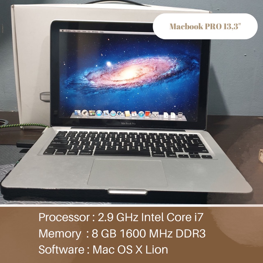 MacBook Pro 13-inch, Mid 2012 | RAM 8 GB - 750 GB HDD Intel i7 | SECOND /  Bekas