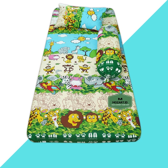 Sprei 90x200 - seprei 90x200 seprei single bed sprei kasur busa 90x200 - ANIMAL Tebal F9T4