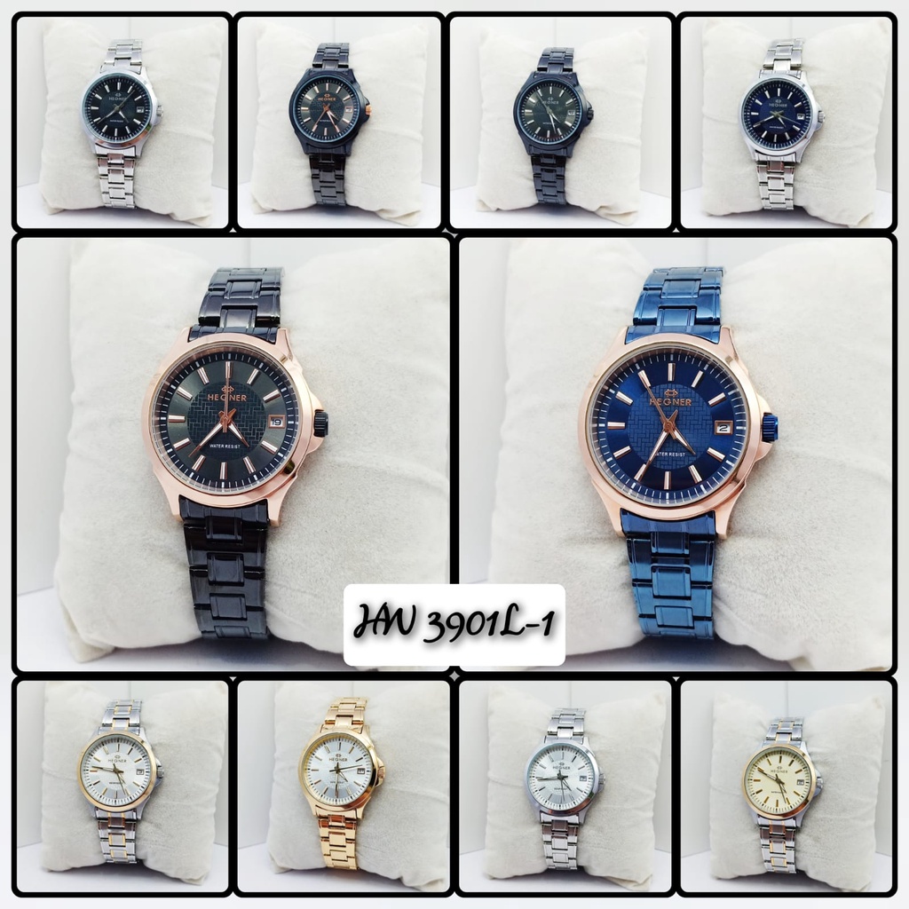 HEGNER HW 3901L-1 JAM TANGAN WANITA ORIGINAL GARANSI RESMI