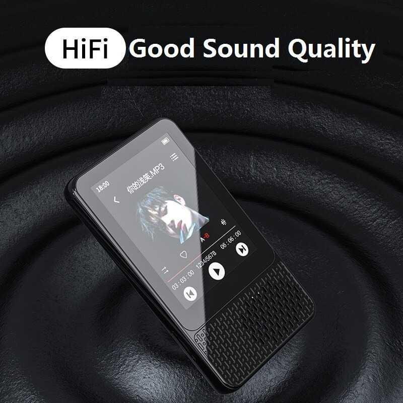 Ruizu Bluetooth HiFi DAP MP3 Player Touchscreen 16GB - M18 - Black