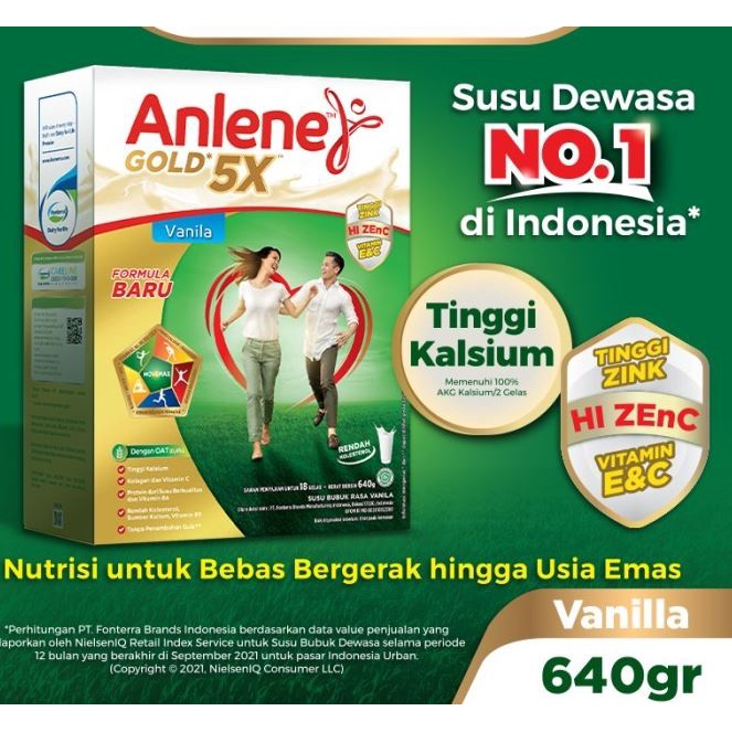 

Anlene Gold Vanilla 640 gr