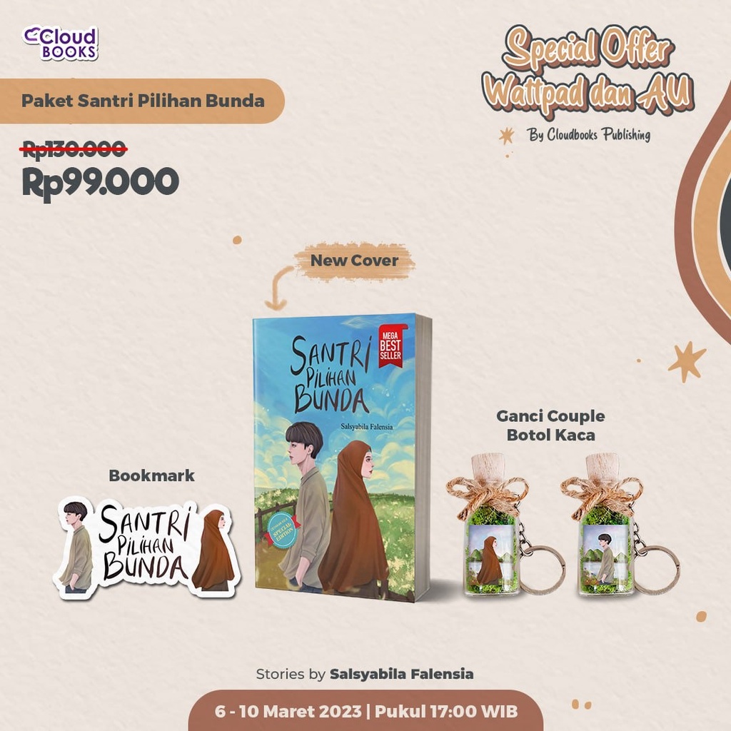 Novel Santri Pilihan Bunda Syalsabila Falensia