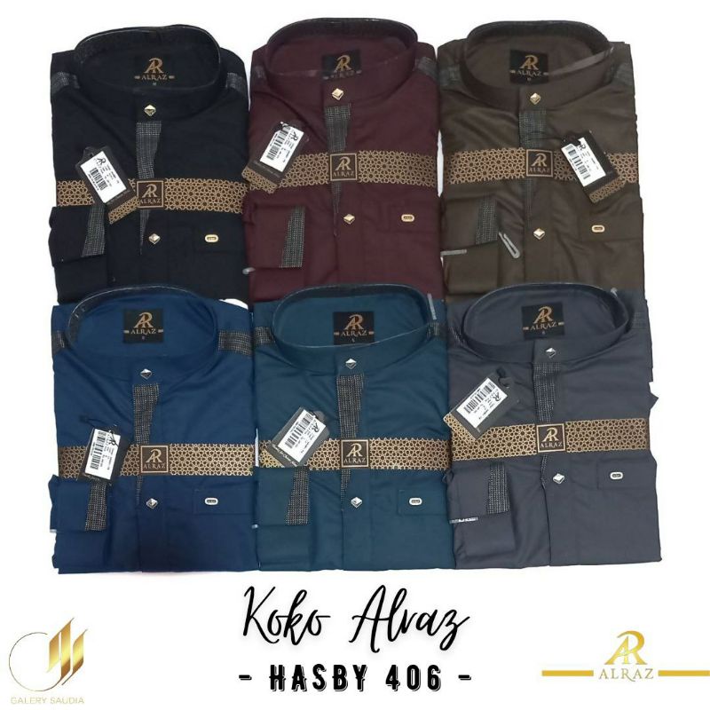 Koko Alraz premium lengan panjang - Koko Hasby 406