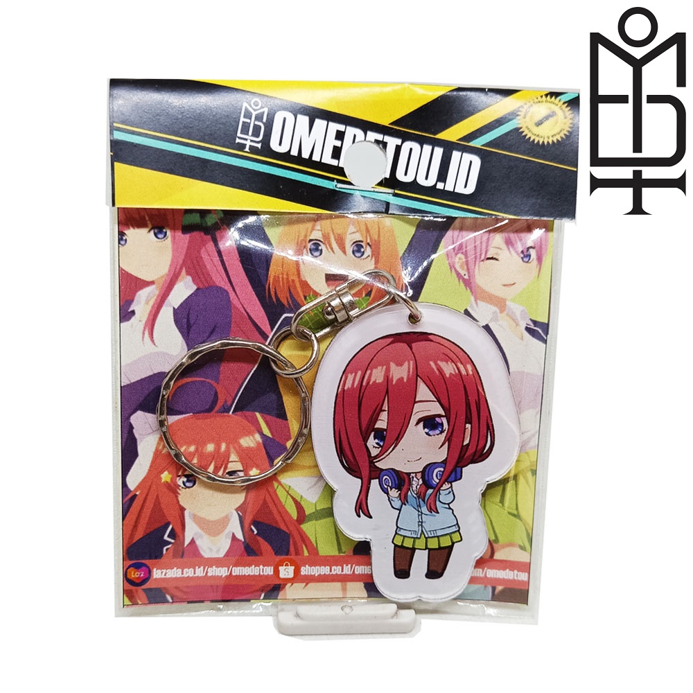 Gantungan Kunci Anime Gotoubun no Hanayome - Miku Nakano