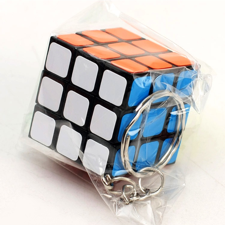 Rubik GANCI 3x3 Mini Ukuran 3cm Mainan Anak Edukatif Murah