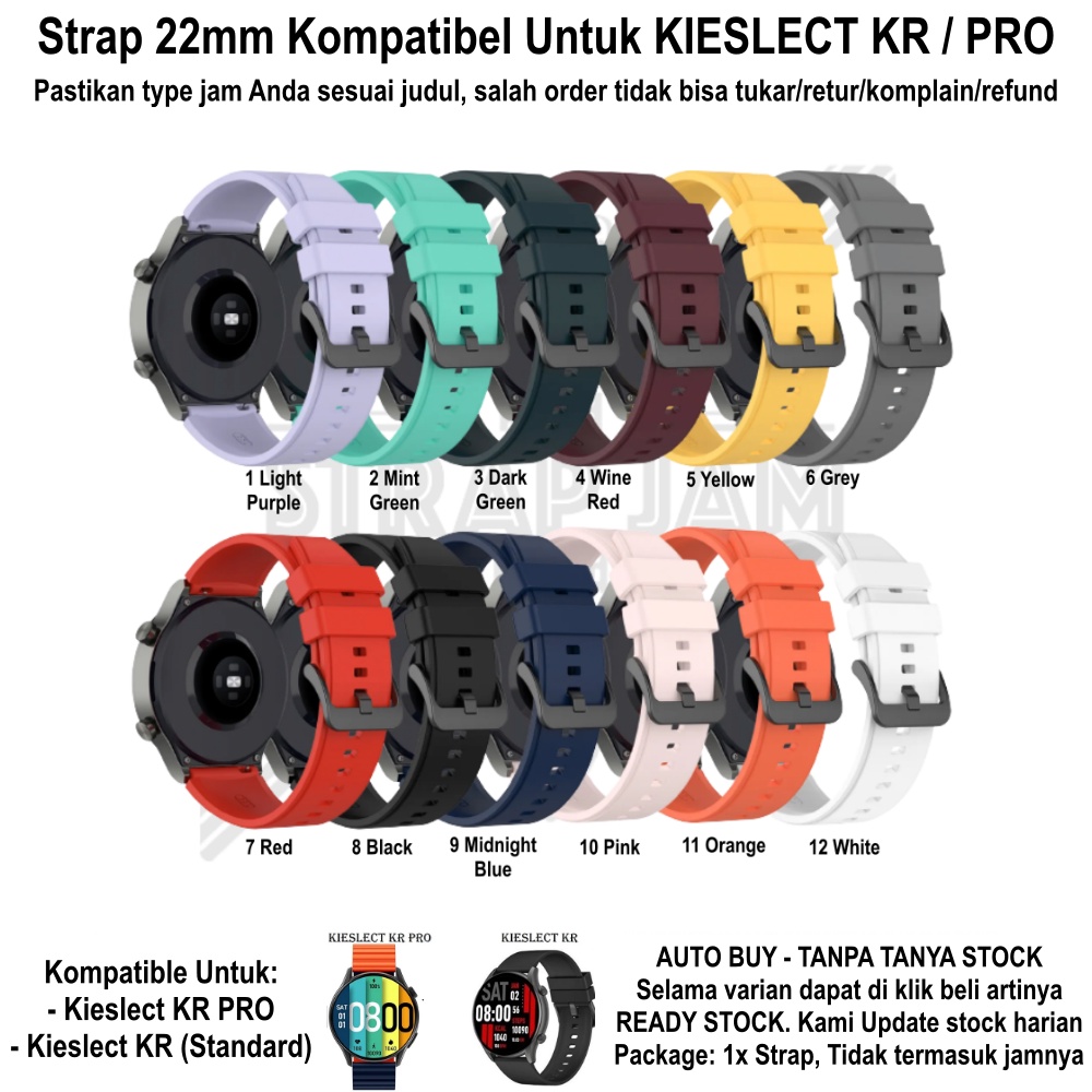 T2P Strap 22mm Untuk Kieslect KR /Pro - Tali Jam Tangan Pin Quick Release