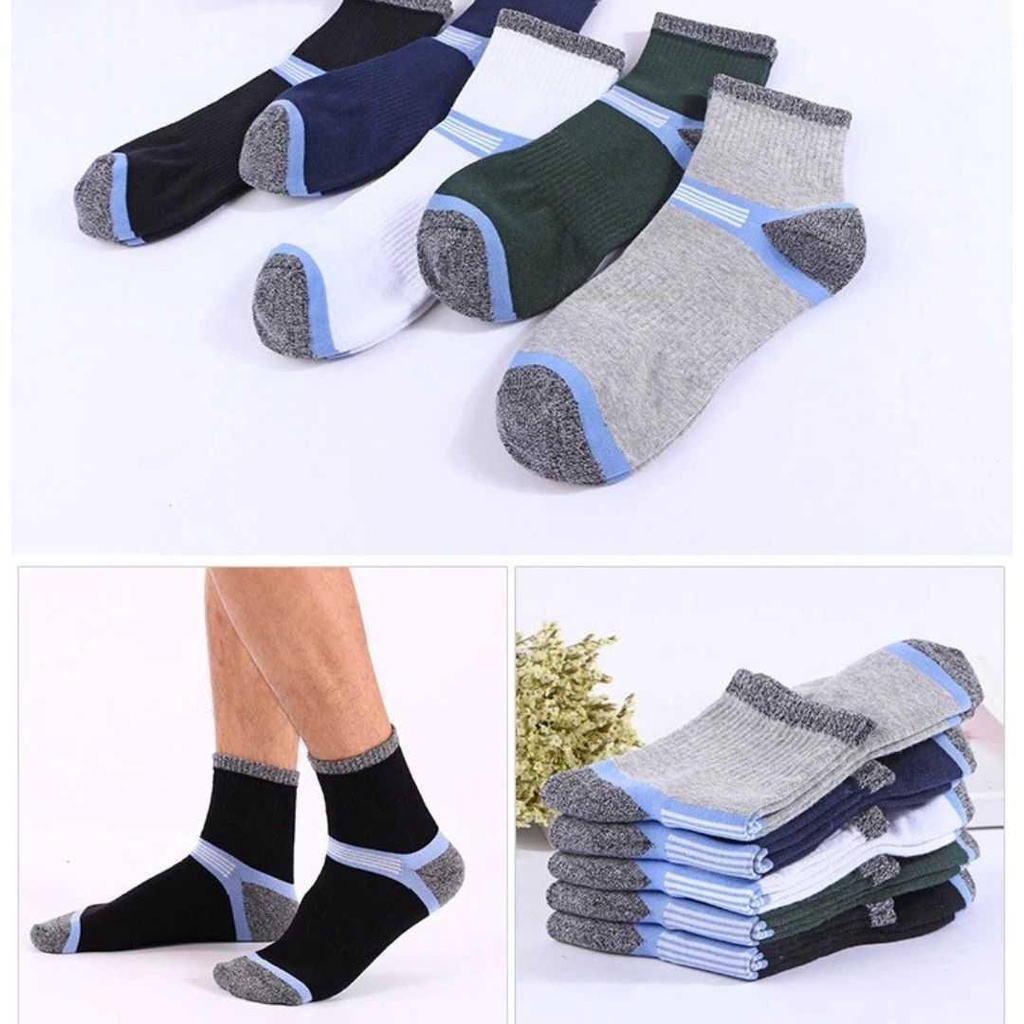 Kaos Kaki Olahraga Pria Quick Drying Breathable Men Socks 39-45 - WZ173