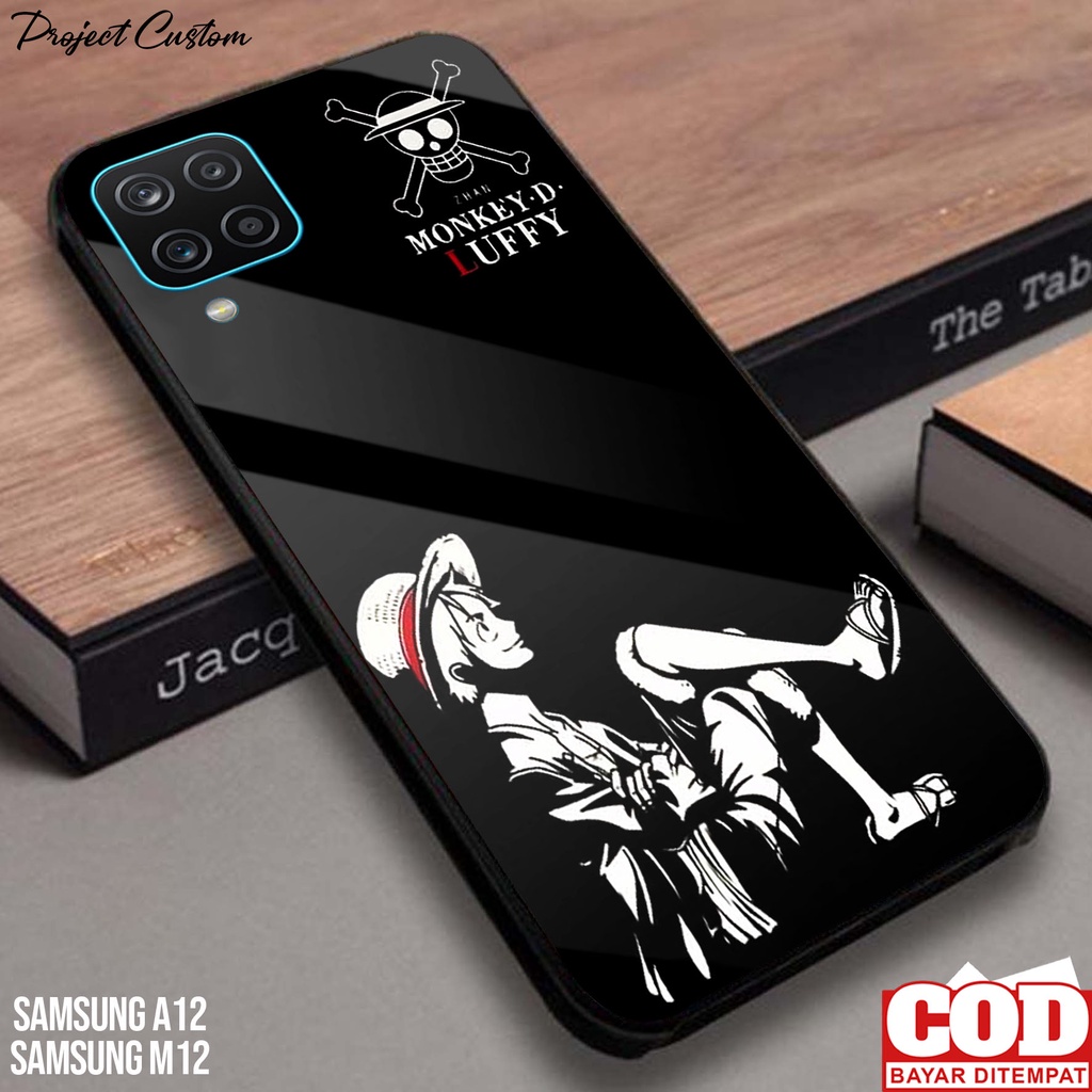 Case Samsung A12 / Samsung M12 - Casing Hp Samsung A12 / Samsung M12 Terbaru [ OP-05 ] Softcase Glas