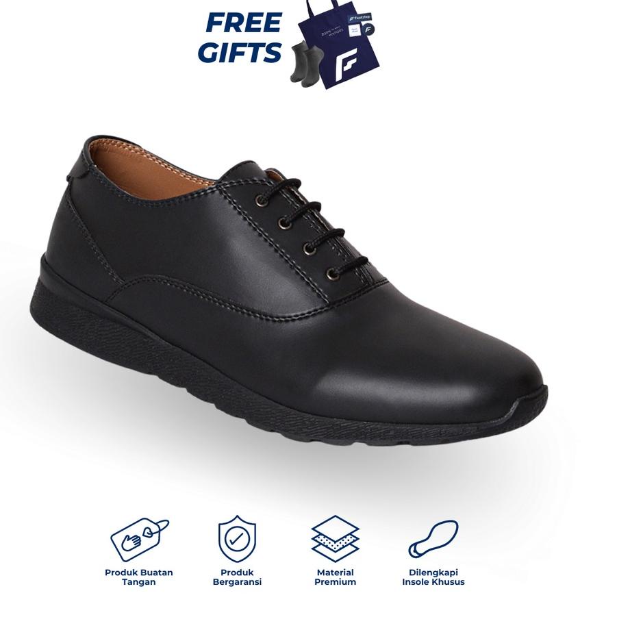 ✰ Sepatu Pria Footstep Footwear - Nolan Black ❊