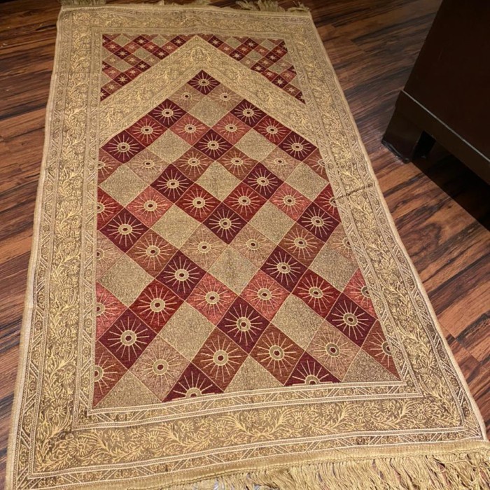 Sajadah Murah sajadah turki normal uk 70 x 110 cm sajadah tipis lembut yg bagus warna pink pastel F6