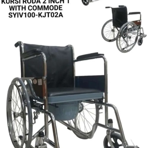 Kursi Roda Coremedix Kjt 702a 2in1 / Coremedix / Kursi Roda Toilet / Wheelchair