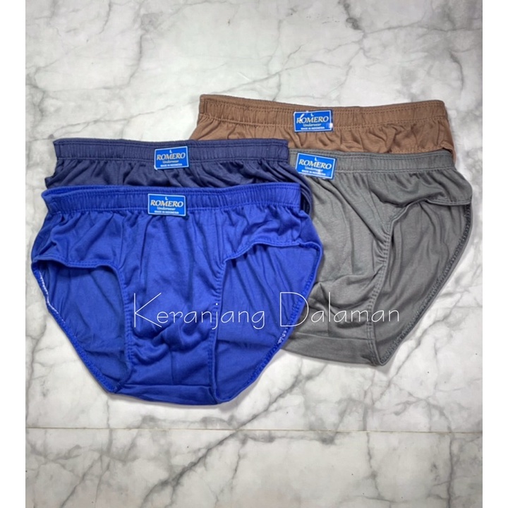 3 Pcs ROMERO CELANA DALAM PRIA BRIEF | CD ROMERO
