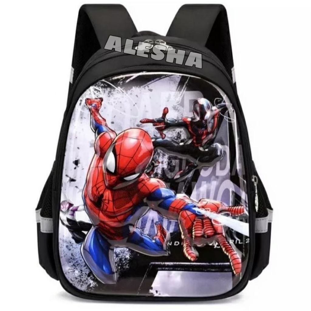 Tas Anak Sekolah Laki-laki Karakter Spiderman SD TK Tas Ransel Anak Sekolah Tas Spiderman