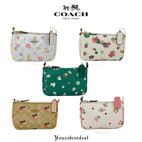 Coach Nolita 19 Signature Women Shoulder Mahjong Bag Wristlet Beadchain Pearl C1985 C2238 C3308 C3334 C1583 C1585