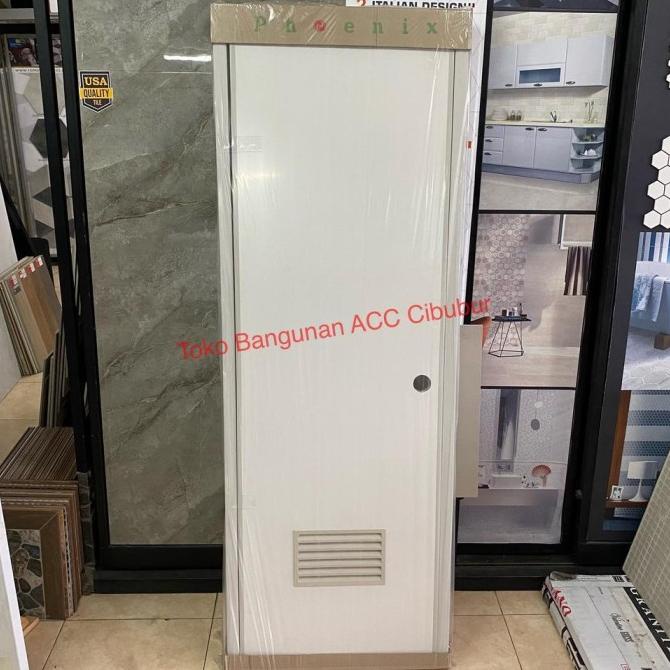 Pintu Pvc Kamar Mandi Phoenix 70X195 Putih Only Emeraldmartt