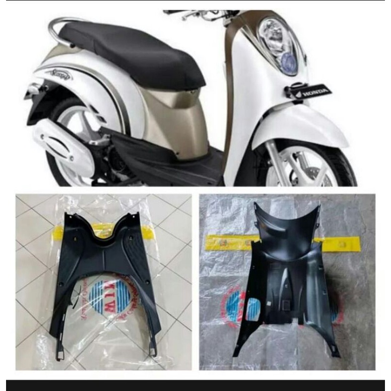 Dek Depan Bawah Scoopy Lama / Lantai Atas scoopy Lama 2008 - 2012 panel depan bagian bawah Footrest