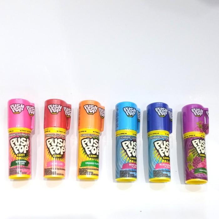 

Permen Push Pop Bentuk Lipstik per 1 Varian / Permen Push Pop Jadul