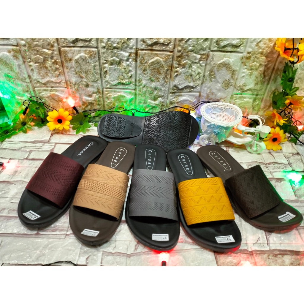 SANDAL SELOP CARSEL RAJUT UKURAN 37-40