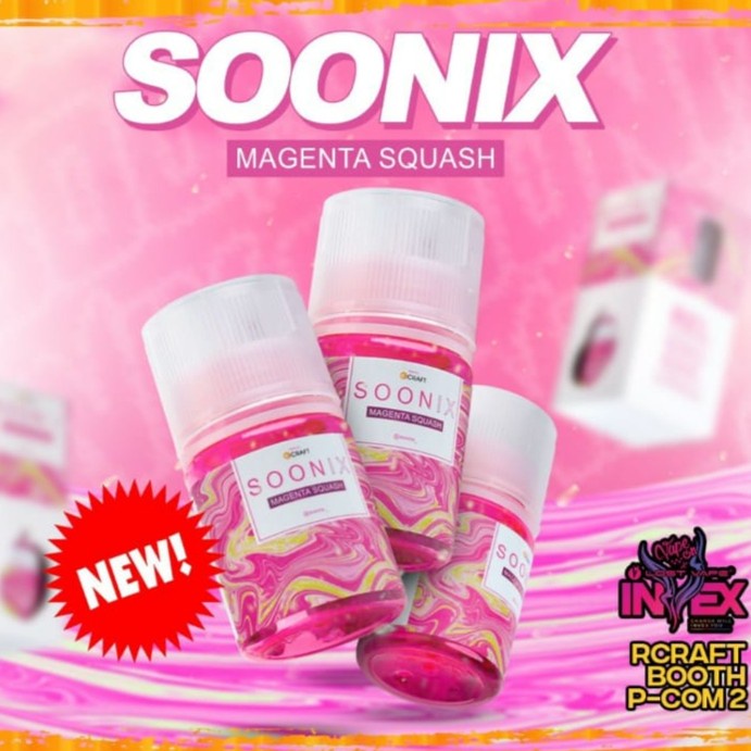 Soonix V3 Magenta Squash 60ML by Rcraft x SuperSonix