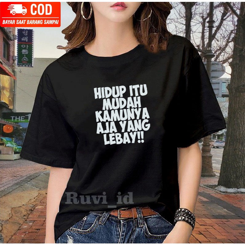 Ruvi_id-KAOS DISTRO / BELI 3 GRATIS HEADSET EXTRA BAS / KAOS WANITA/ KAOS PRIA / KAOS WANITA KOREAN STYLE / BAJU WANITA KEKINIAN VIRAL / BAJU WANITA OOTD / KAOS OBLONG / T-SHIRT / KAOS CEWEK OVERSIZE / KAOS REMAJA / KAOS IMPORT / BAHAN KATUN MURAH