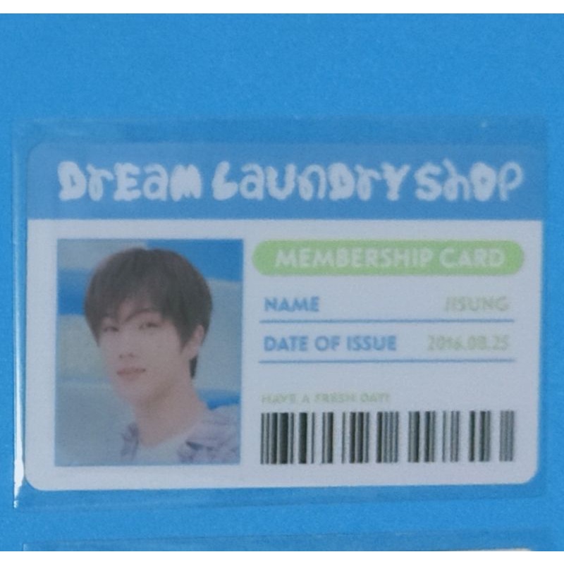 Jisung id card laundry shop